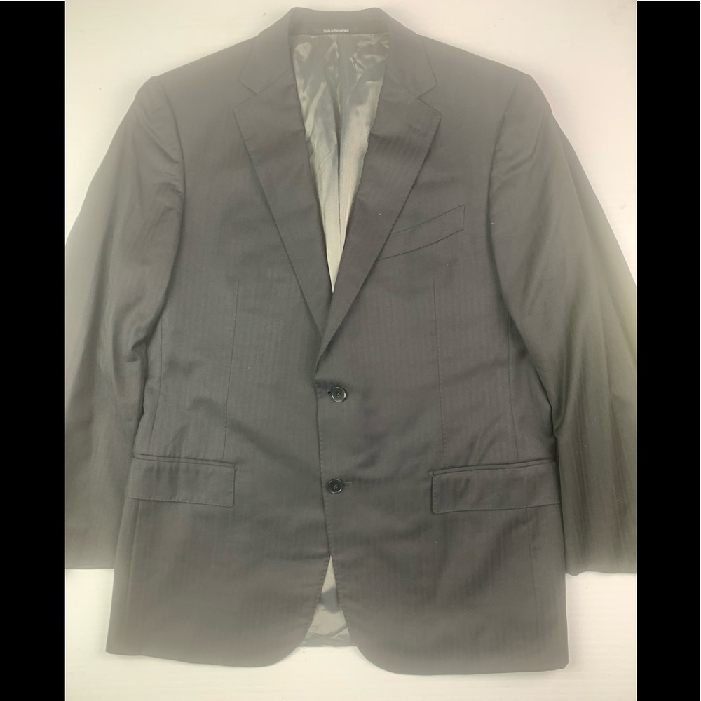 Ermenegildo Zegna Charcoal Gray Two-Button Sport Coat